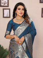 Ruby Collection - Premium Summer Banarasi Silk Saree with Gala Weaving | Wedding & Festive Wear