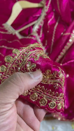 Pure Soft Zimmy Choo Silk Saree with Embroidery & Sequins