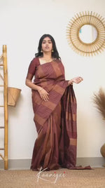Soft Lichi Silk Saree with Rich Pallu & All Over Jacquard Work