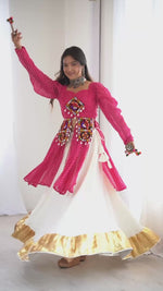Premium Faux Georgette Designer Lehenga Choli with Digital Print & Gota Patti Work | Ready to Wear