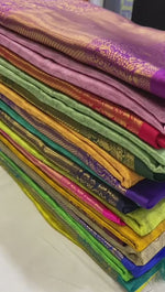 Aura Pure Mercerised Cotton Silk Saree – Exclusive Self-Design Border