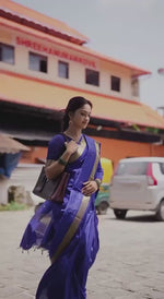 Meloni β New Lilan Soft Cotton Saree with Rich Weaving Blouse | Premium Quality