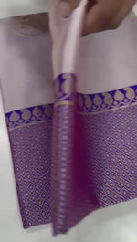 Elegant Soft Lichi Silk Saree with Jacquard Border