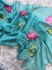 Nice Sarees – Pure Soft Tabby Orgenza with Digital Print & Khatli Work