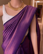 Elegant Soft Lichi Silk Saree with Rich Jacquard Weaving & Designer Pallu image 0