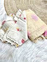 Pure Chanderi Cotton Saree with Multi-Thread Work & Heavy Tassels image 9