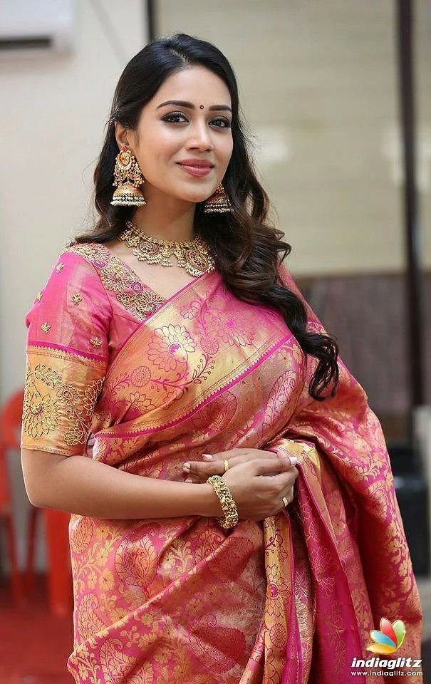 Elegant Soft Lichi Silk Saree with Rich Jacquard Work image 1