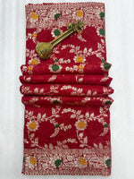 Soft Dolla Viscose Silk Saree with Zari & Meenakari Weaving - Deep Red image