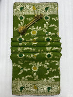 Soft Dolla Viscose Silk Saree with Zari & Meenakari Weaving image 0