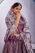 Graceful Soft Dola Cotton Silk Lehenga Choli with Chinon Dupatta image 2