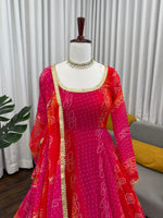 Premium Faux Georgette Anarkali 3-Piece Set with Dupatta image 6
