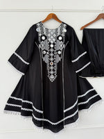 Elegant Reyon Cotton 2-Piece Set with Real Mirror Work image 13