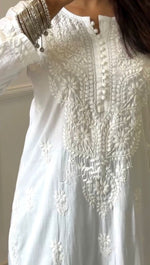 Elegant Foux Gorgette Top – Stitched 1-Piece Set with Intricate Thread Work image 5