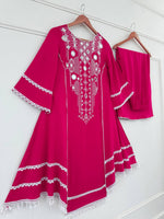 Elegant Reyon Cotton 2-Piece Set with Real Mirror Work image 14
