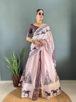 Elegant Cotton Lehenga Set with Gota Patti Work & Printed Dupatta image 6