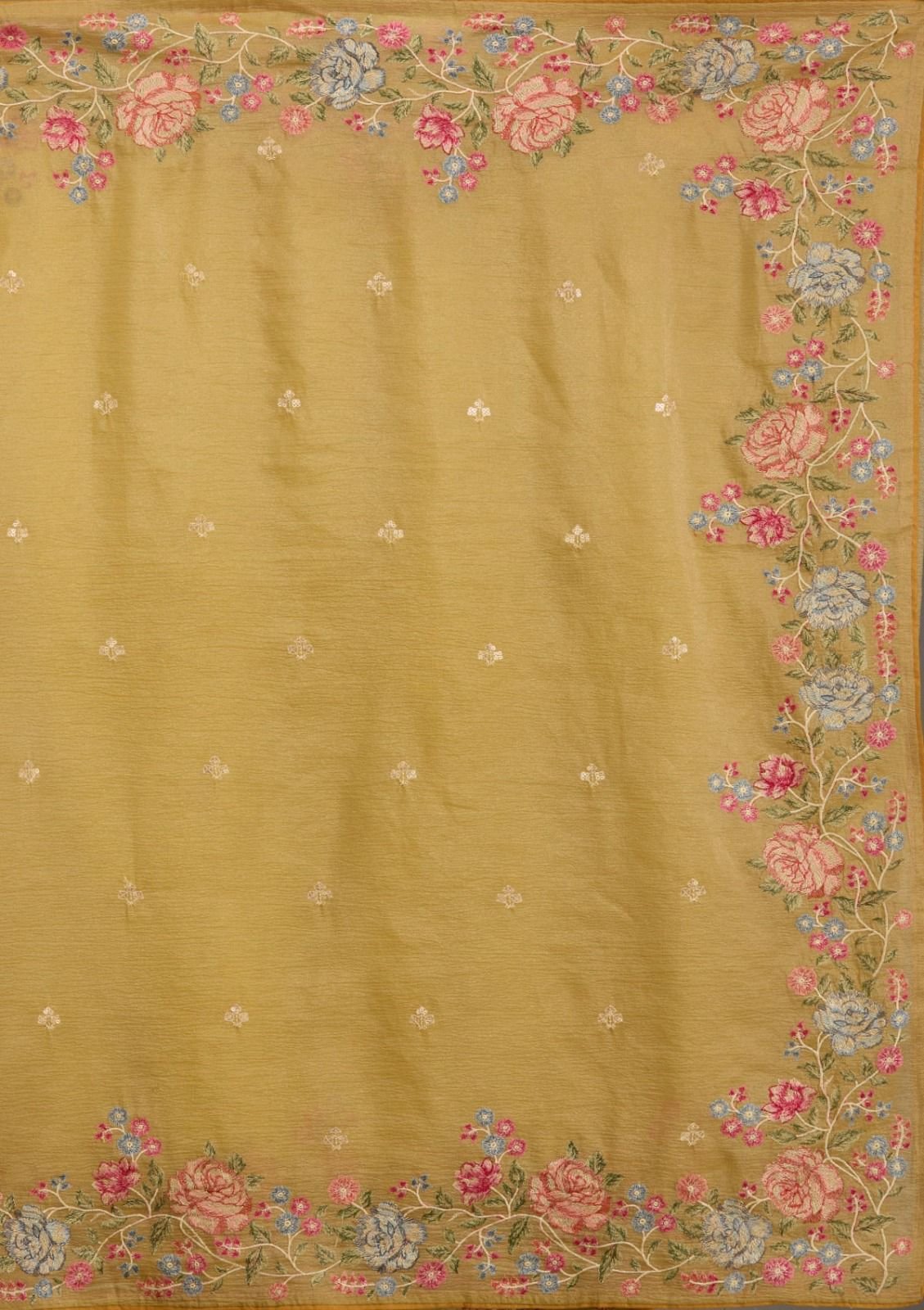 SARIKA Soft Crunchy Silk Saree with Elegant Multi-Thread Work & Piping Lace Border image 13