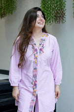 Elegant Mal Cotton Embroidered Kurta Set
