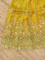 Kids Designer Lahenga Choli – Gold Crush Embroidery Work | Festive & Party Wear