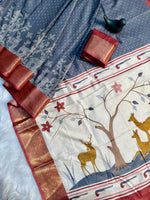 Reko Jari Dola Silk Saree with Elegant Jacquard Border