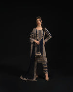 Elegant Foux Georgette Top-Pant-Dupatta Set with Thread & Sequence Work