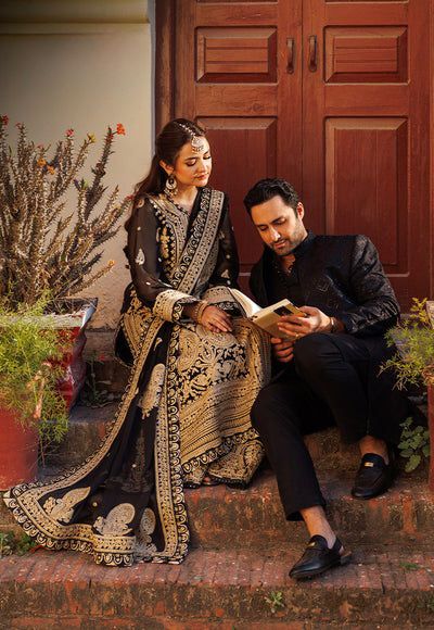 Elegant Faux Georgette 3-Piece Set with Chinestitch Work