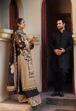 Elegant Faux Georgette 3-Piece Set with Chinestitch Work