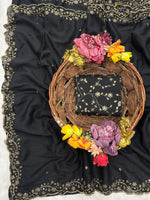 Premium Star Georgette Silk Saree with Sequin & Zari Embroidery