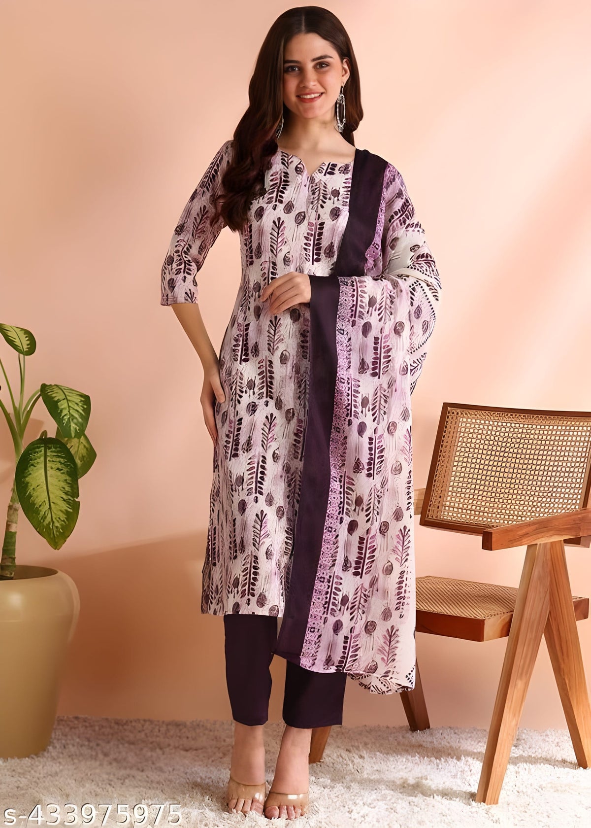 Vrutika Printed Kurti with Pant & Dupatta Set | Slub Cotton | Heavy Premium Quality