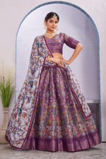 Graceful Soft Dola Cotton Silk Lehenga Choli with Chinon Dupatta image 6