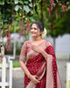 Soft Lichi Silk Saree with Rich Pallu & All-Over Jacquard Work