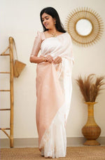 Banarasi Soft Lichi Silk Saree with Rich Jacquard Weaving image 2