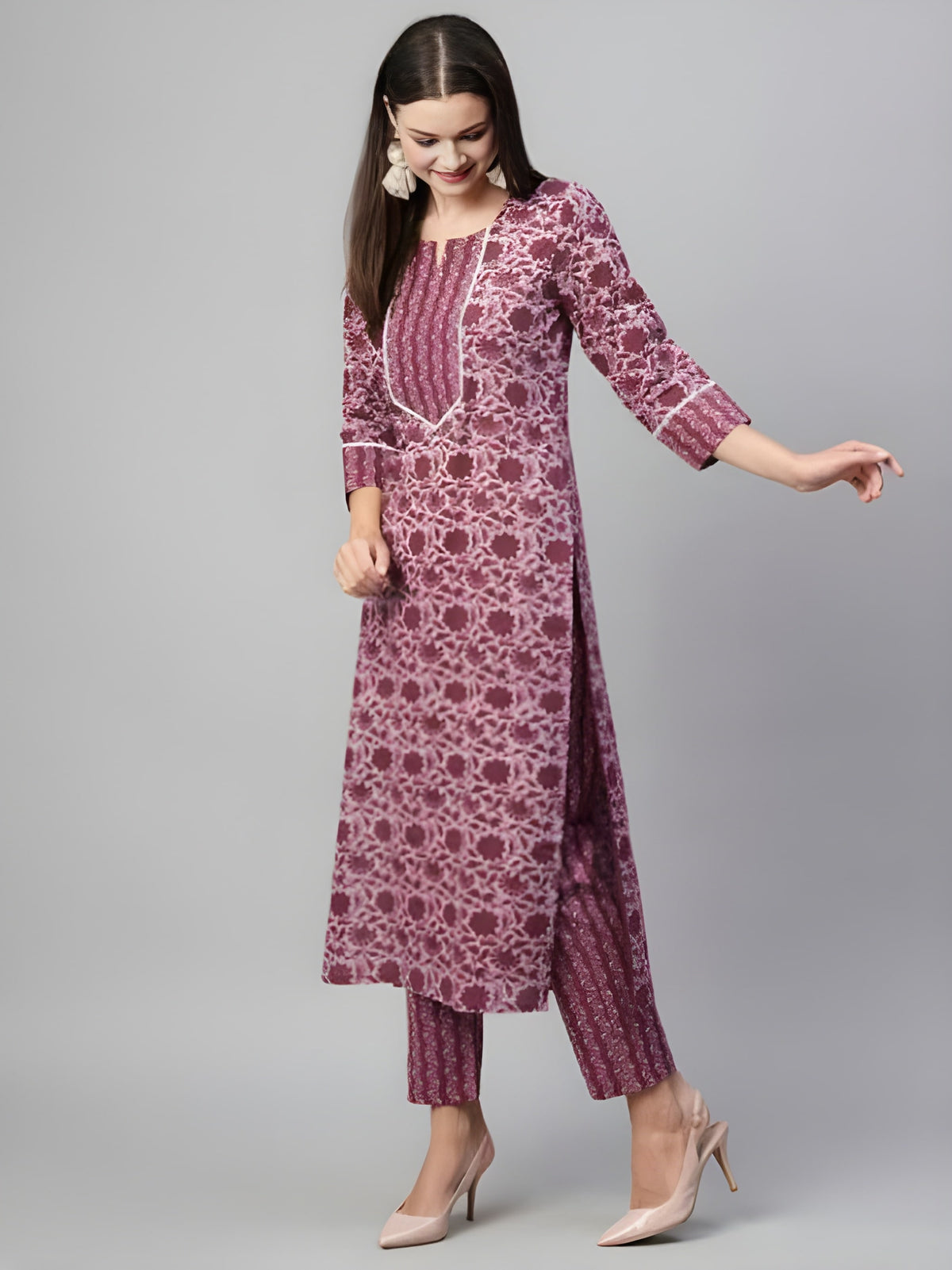 Zoya Women Kurti with Pant Set | Slub Cotton | Super Heavy Premium Quality