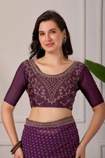Bandhani Georgette Silk Saree with Embroidery Dori Work & Tapeta Blouse