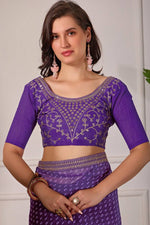 Bandhani Georgette Silk Saree with Embroidery Dori Work & Tapeta Blouse