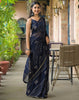 Rim-Zim Bandhani Georgette Silk Saree | Printed with Dori Work Border & Fancy Tapeta Blouse