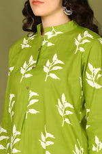 Parrot Printed Kurti with Pant Co-ord Set | Biscuit Cotton Fabric | Festive & Daily Wear