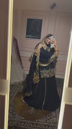Elegant Natural Crepe Silk Lehenga Set with Beads & Sequin Work