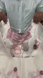 Premium Organza Silk Anarkali Set with Dupatta