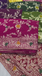 Soft Dolla Viscose Silk Saree with Zari & Meenakari Weaving