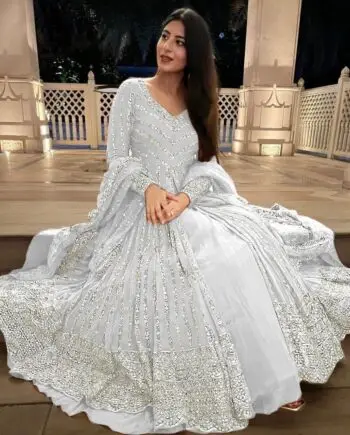 Elegant Faux Georgette Top Lehenga with Dupatta